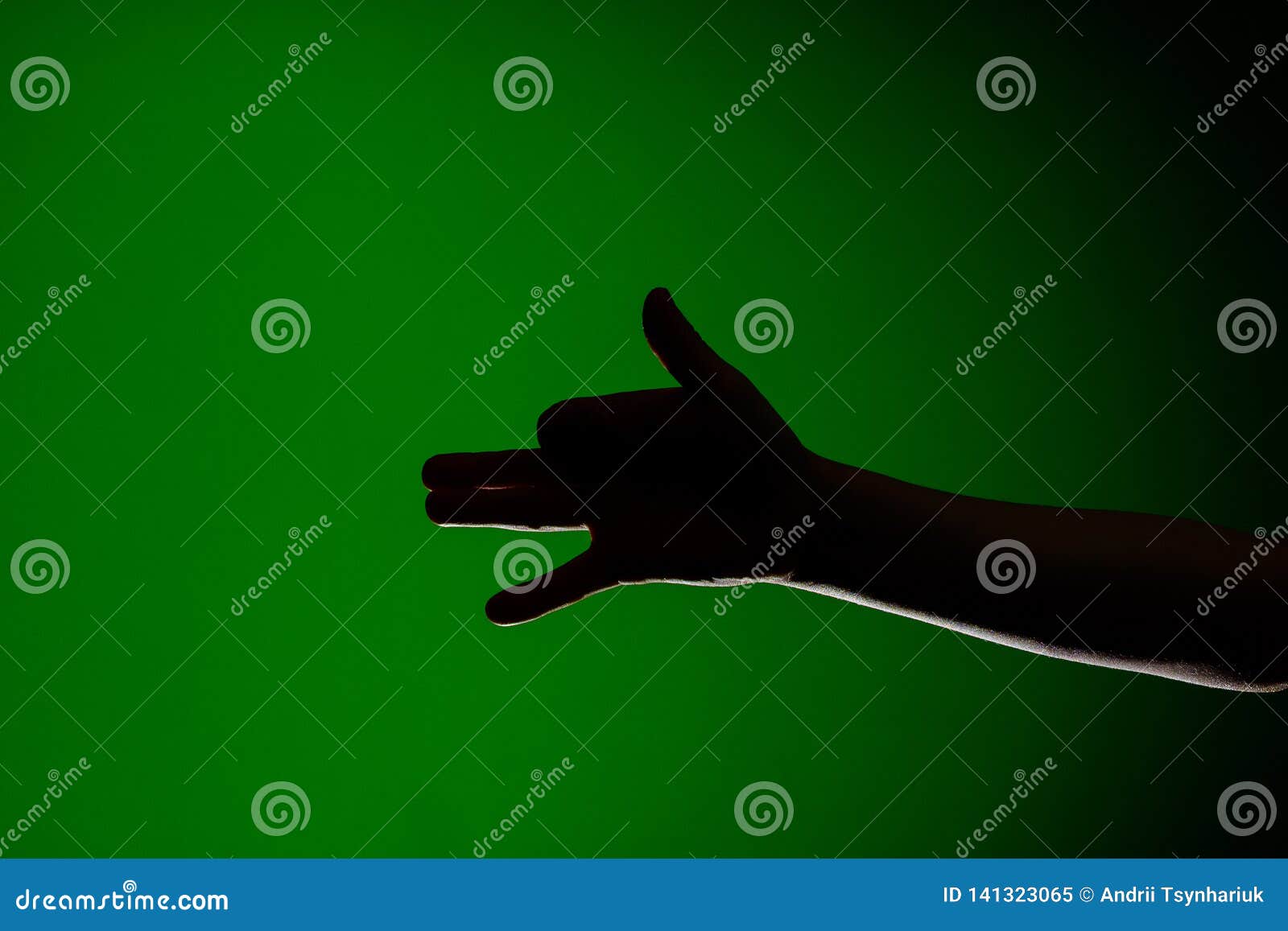 Human Hand, Isolated on a Red Background Showing the Dog`s Sign, Symbolizing  the Friendship of the Animal and Man Stock Image - Image of black,  silhouette: 141323065