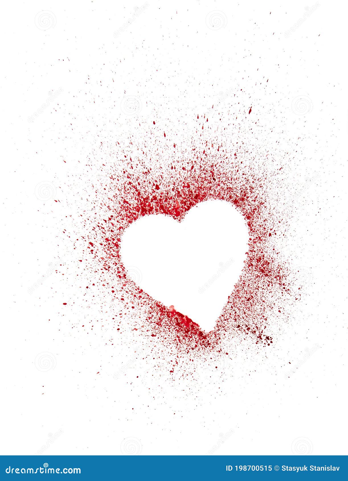 Heart red splash stock image. Image of bloody, border - 198700515