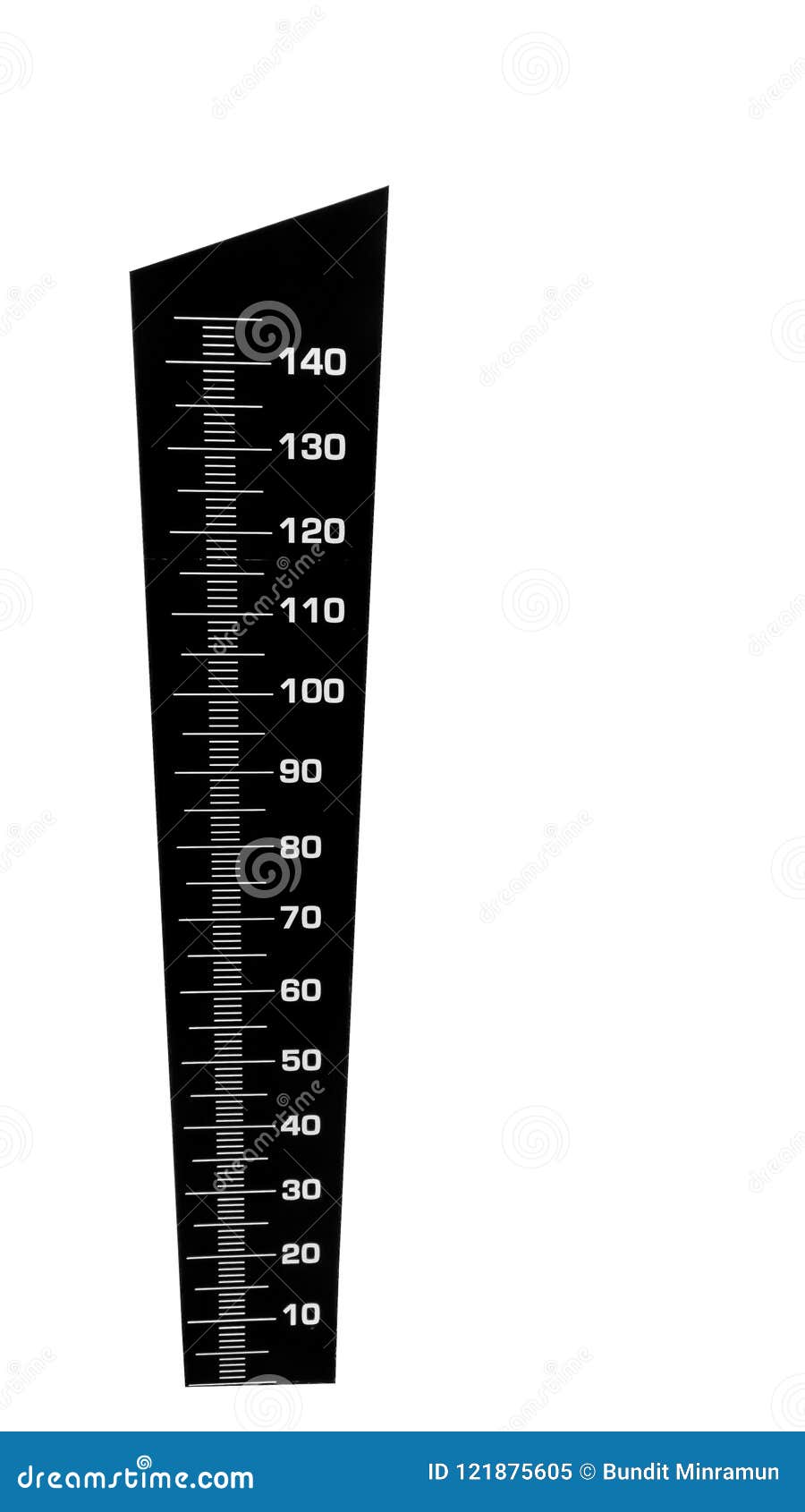 Human Height Measurement Tool in Centimeter, 0 - 140 Centimeter in Black  and White Color Isolated on White Background. Stock Illustration -  Illustration of line, growth: 121875605