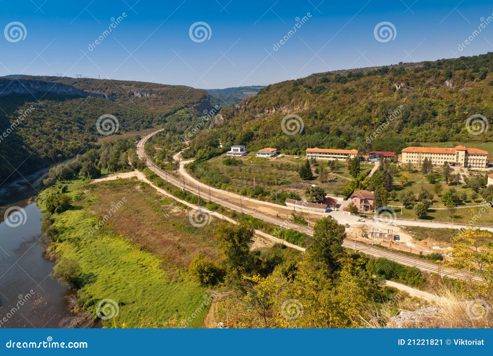 Human Intervention in Nature Stock Image Image of iskar, river 21221821