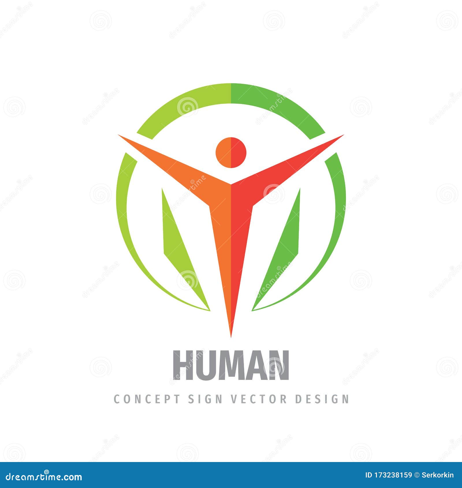 Human Logo Template Design Element. Abstract Nature Concept Healthy Wellness Symbol. Business Development Icon. Health Care Stock Vector - Illustration of identity, emblem: 173238159
