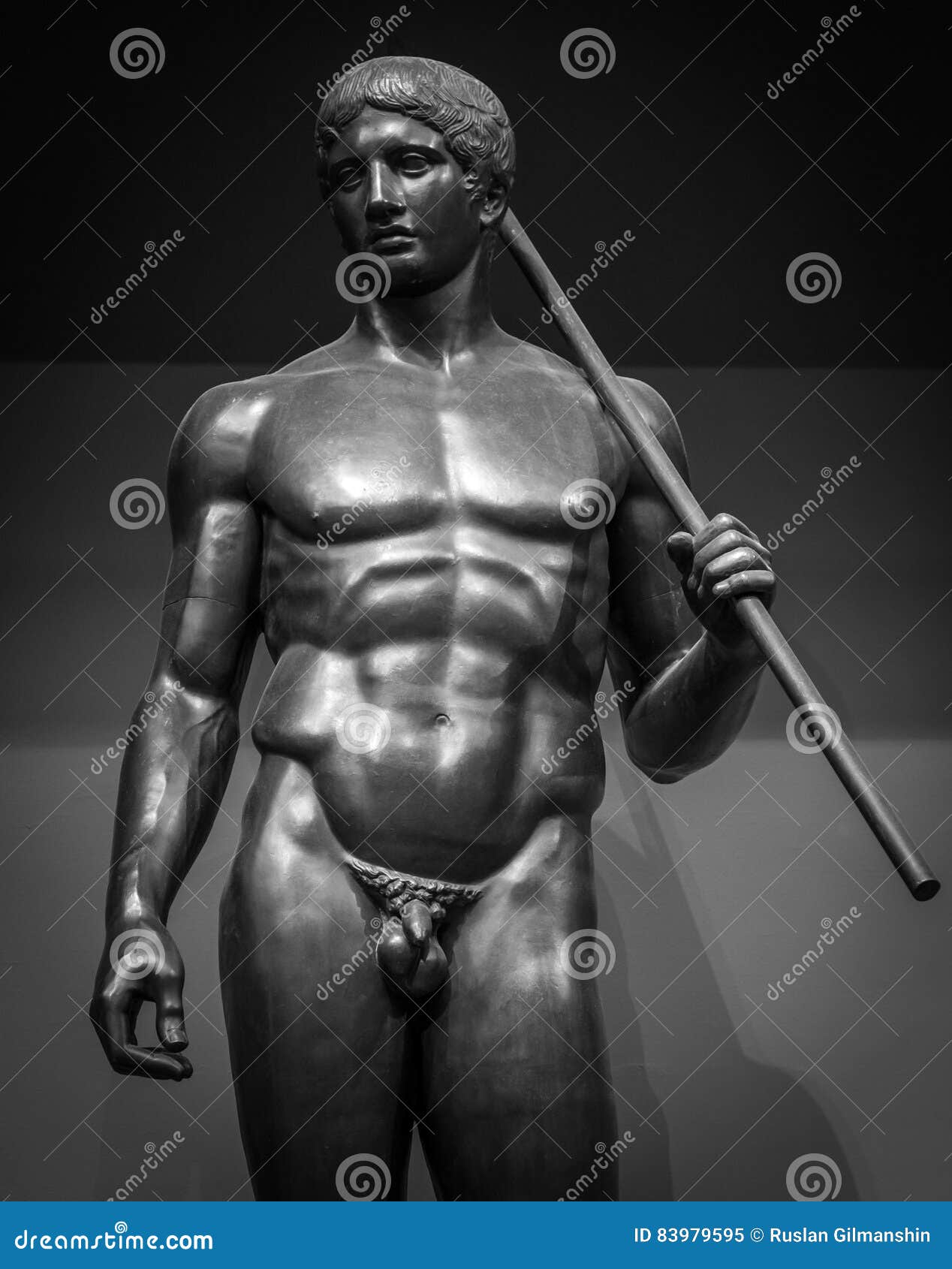 Human Perfect Body Ancient Male Statue Stock Image Image of muscle
