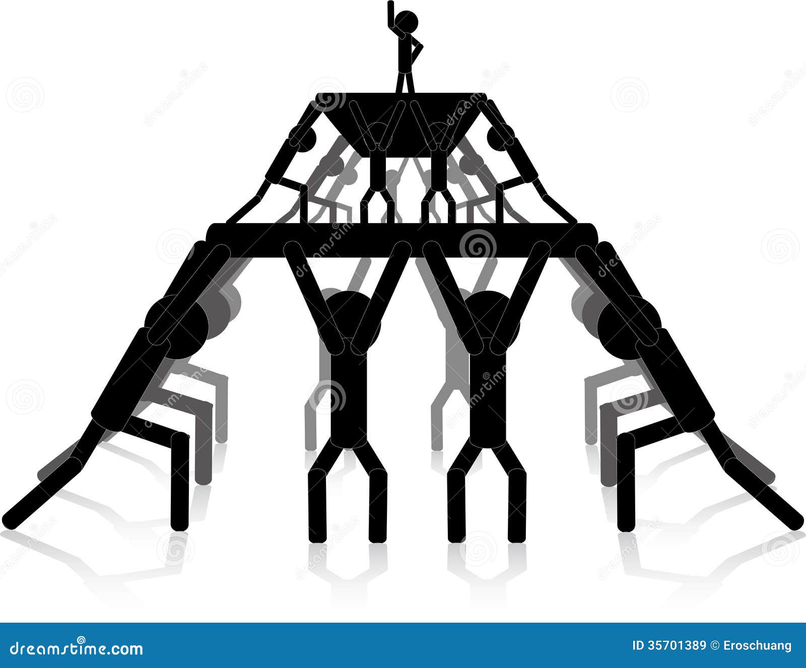 human pyramid clipart - photo #10