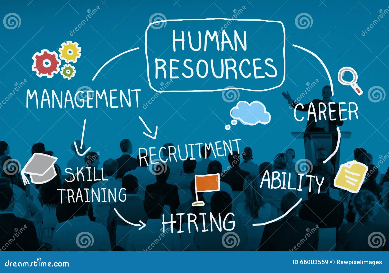 human resource hiring recruiter select career concept