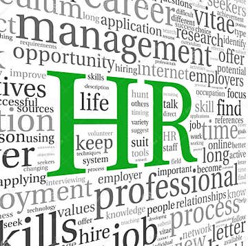Human Resources Concept in Tag Cloud Stock Illustration - Illustration ...