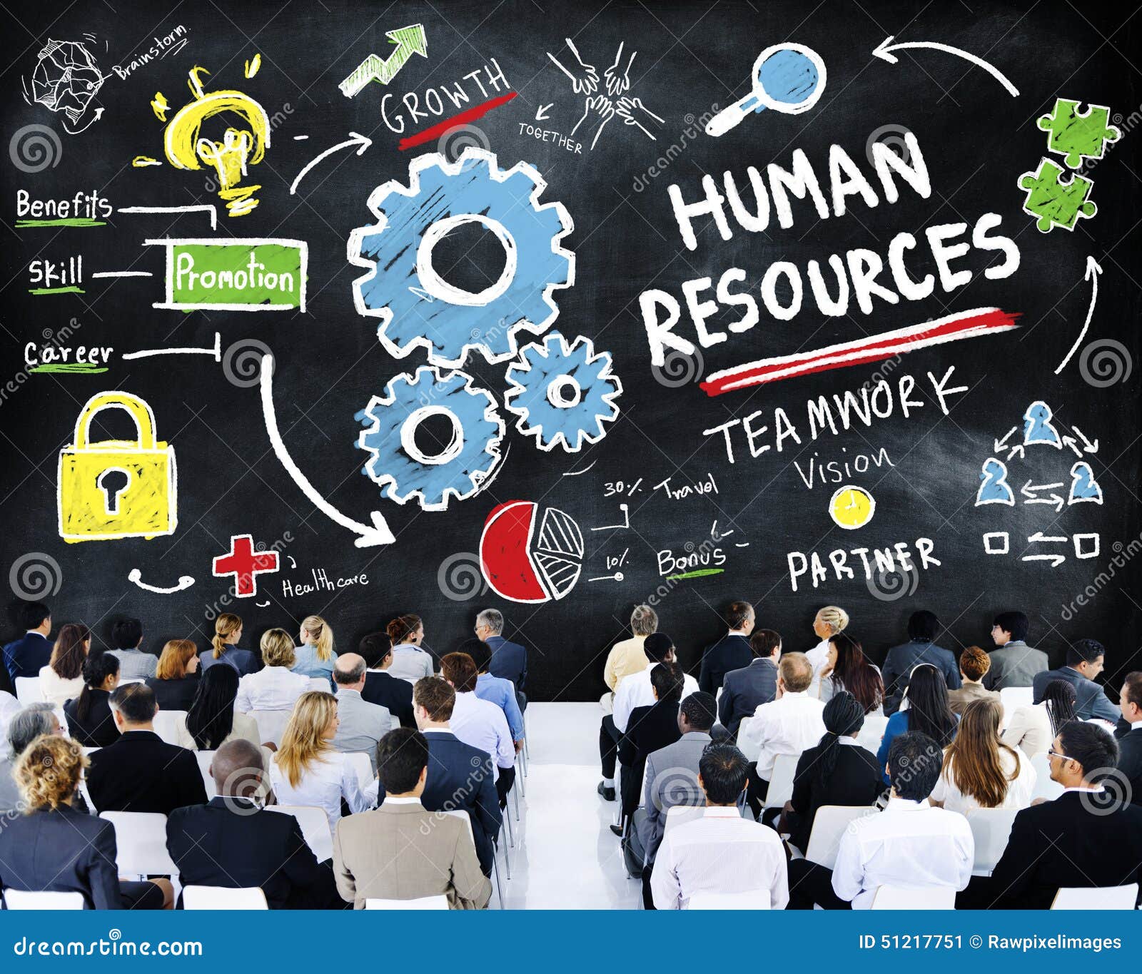 Human Resources Employment Teamwork Business Seminar Conference Stock