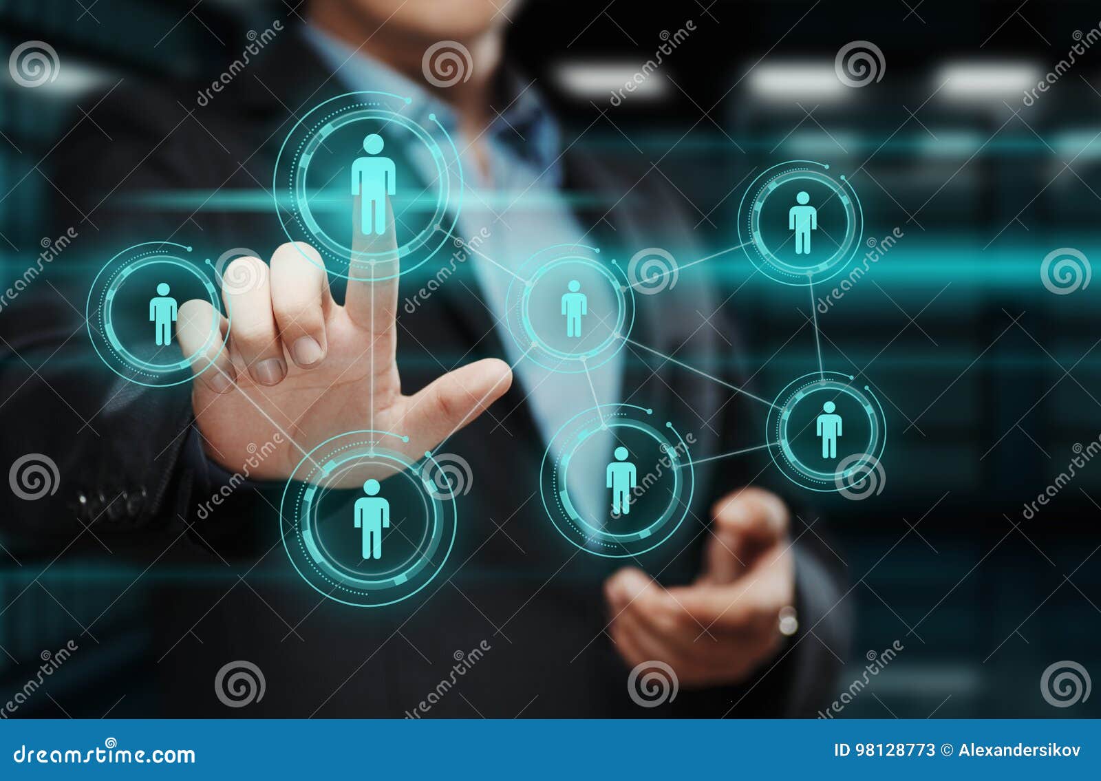 human resources hr management recruitment employment headhunting concept