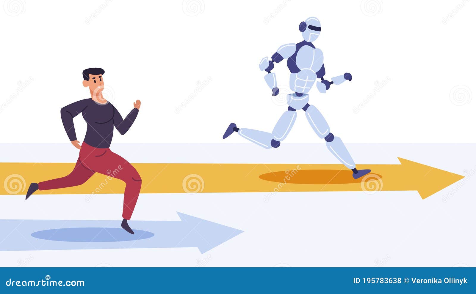 Human and Robot Competition. Artificial Intelligence Versus Human