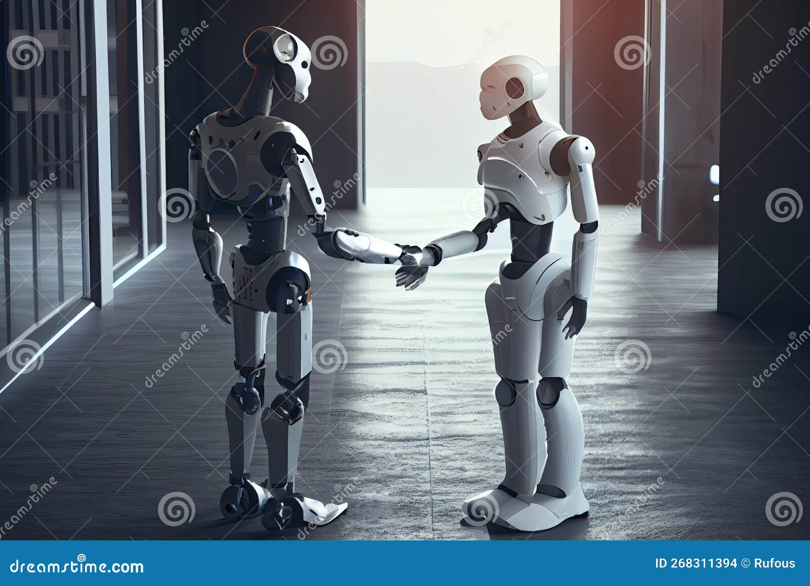 Future Interaction A 2050 Woman With A Sustainable Hologram Stock future-interaction-a-2050-woman-with-a-sustainable-hologram-stock