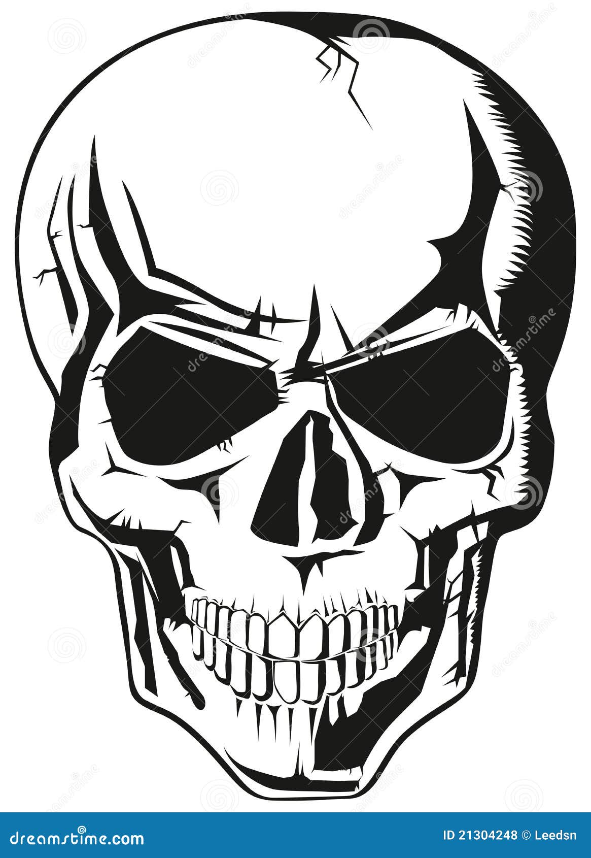 human skull clip art - photo #29