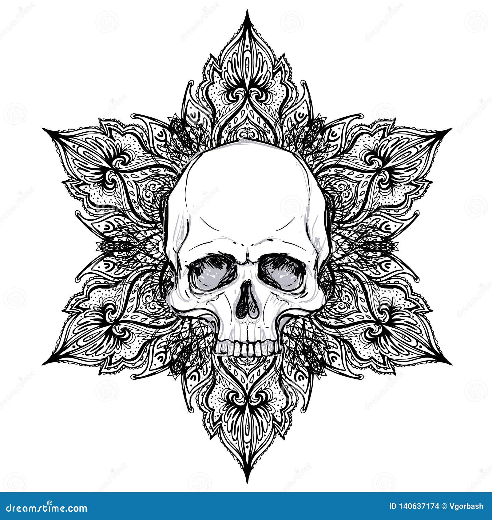 Human Skull And Lotus Over Mandala Inspired Sacred Geometry Ayurveda Symbol Of Harmony And Balance Tattoo Flesh Design Yoga Stock Illustration Illustration Of Moon Medieval Human Skull And Lotus Over Mandala Inspired Sacred Geometry Ayurveda Symbol Of Harmony And Balance Tattoo Flesh Design Yoga Stock Illustration Illustration Of Moon Medieval