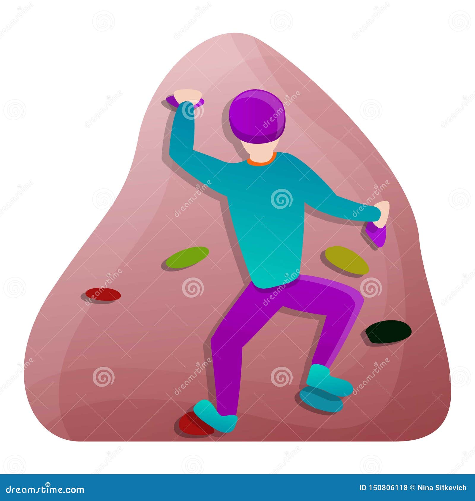 climbing wall artoon climbing wall artoon