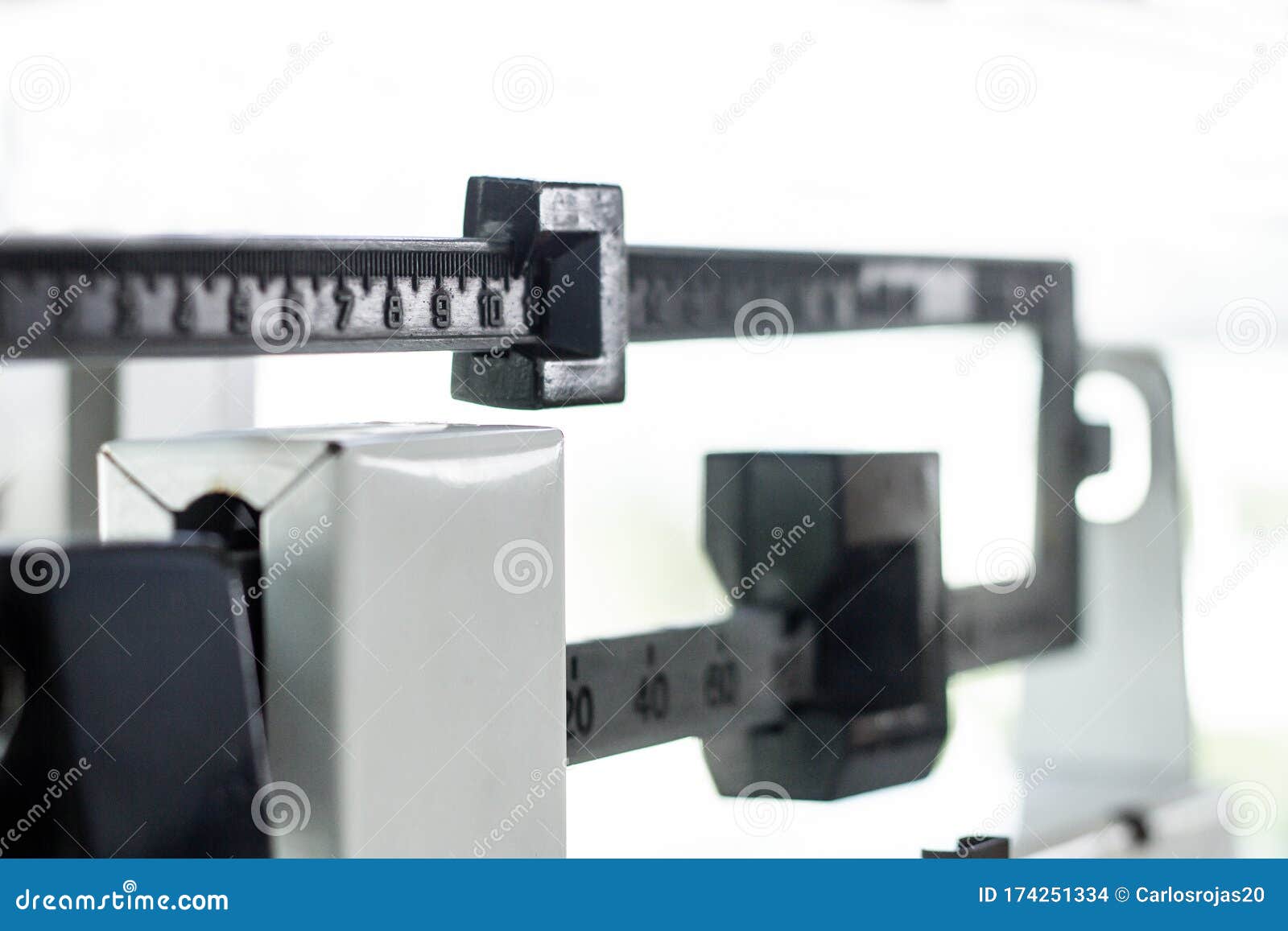 Human weighing machine stock photo. Image of dieting 174251334