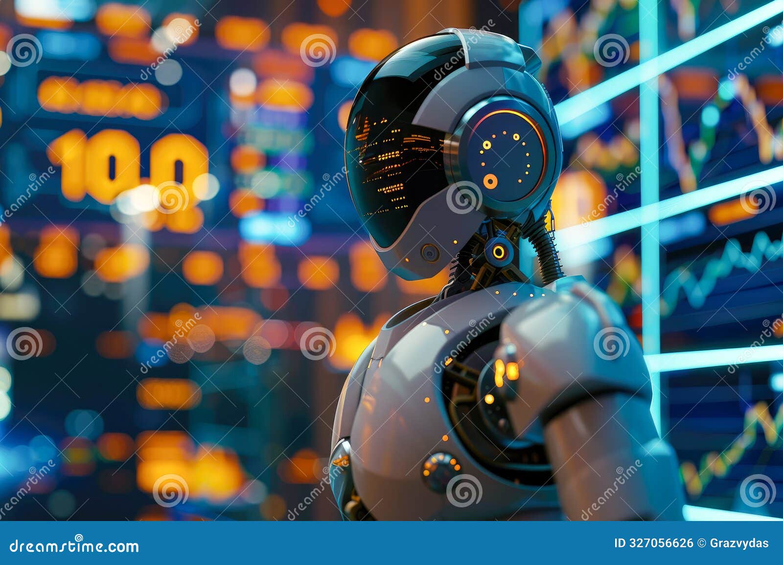 Humanoid Robot Analyze Stock Market Using Artificial Intelligence To Humanoid Robot Analyze Stock Market Using Artificial Intelligence To