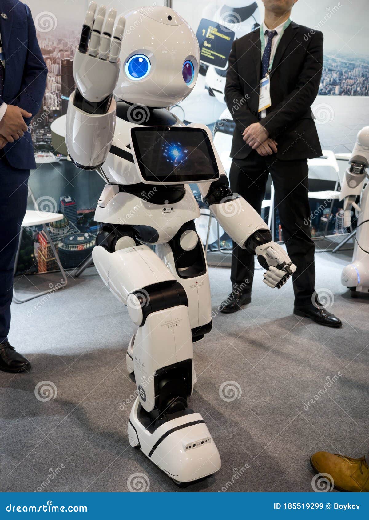 Humanoid Robot Demonstration at Consumer Electronic Show CES 2020 Stock Image - Image of entertainment, 185519299