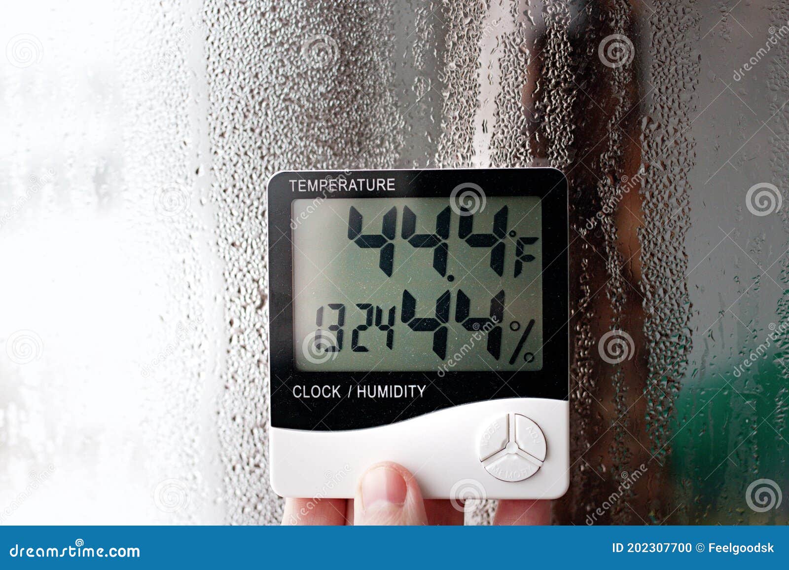 Humidity Indicator is Indicated on the Hygrometer of the Device. an Image of Electronic Device