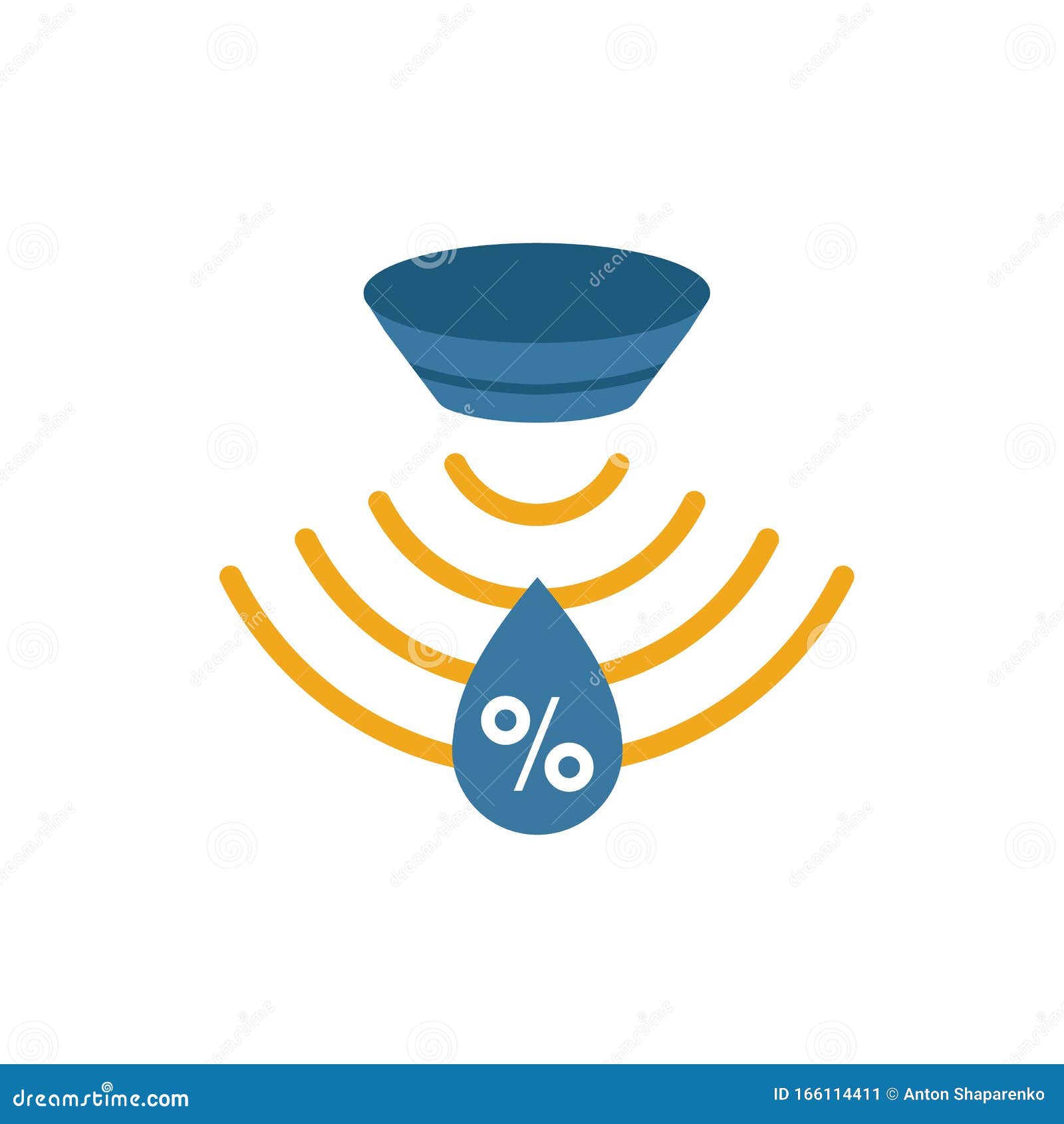 Humidity Sensor Icon Simple Element From Sensors Icons Collection Creative Humidity Sensor Icon Ui Ux Apps Software And Stock Illustration Illustration Of Black Flat