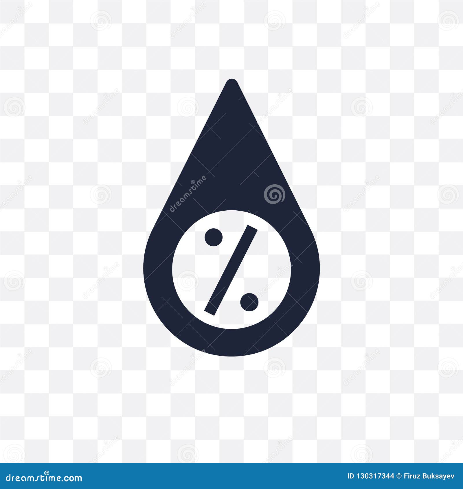 humidity icon slate blue background