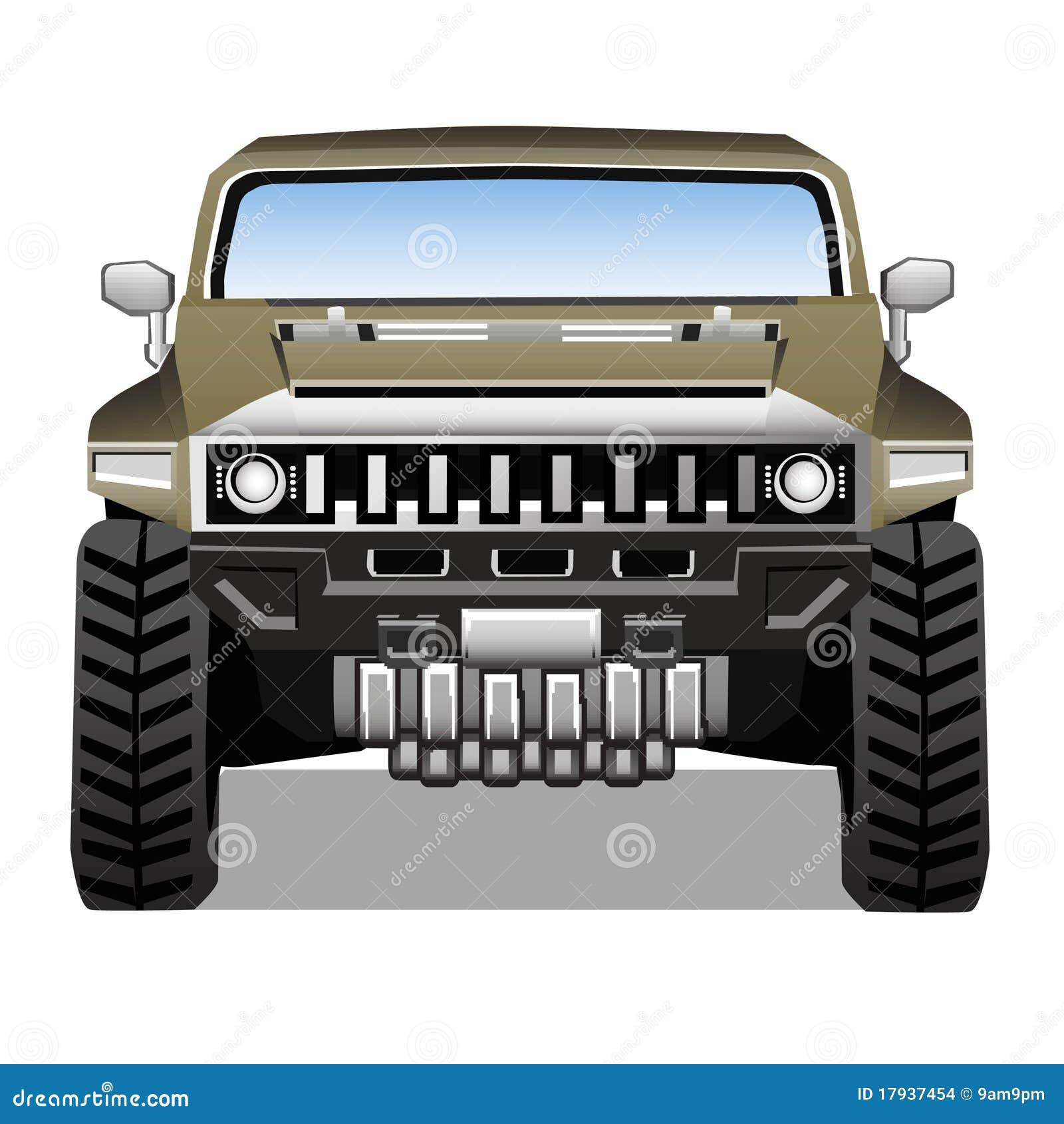 Hummer Cartoon Vector 17937459