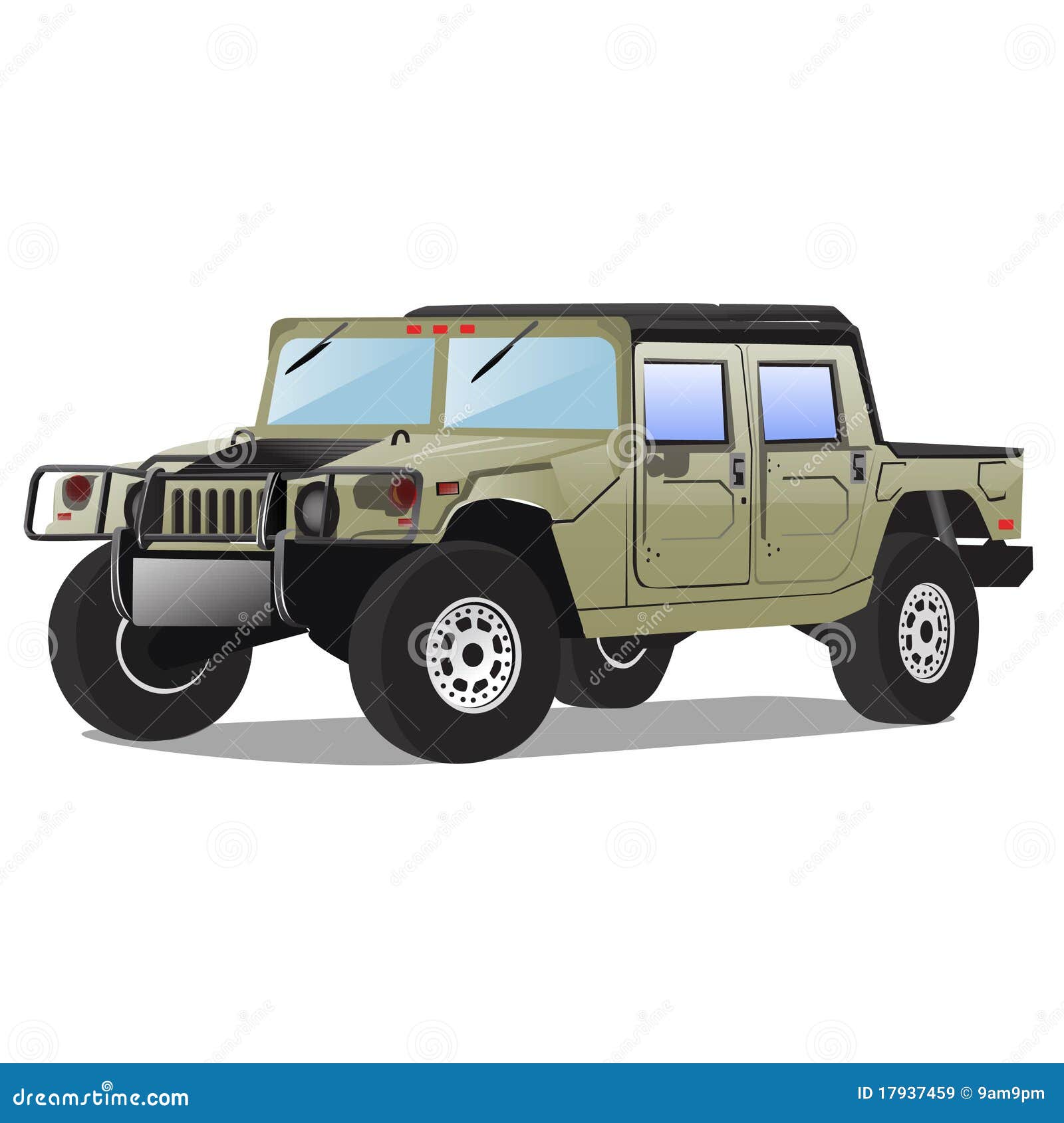 Hummer stock vector. Illustration of speed, automobile 17937459