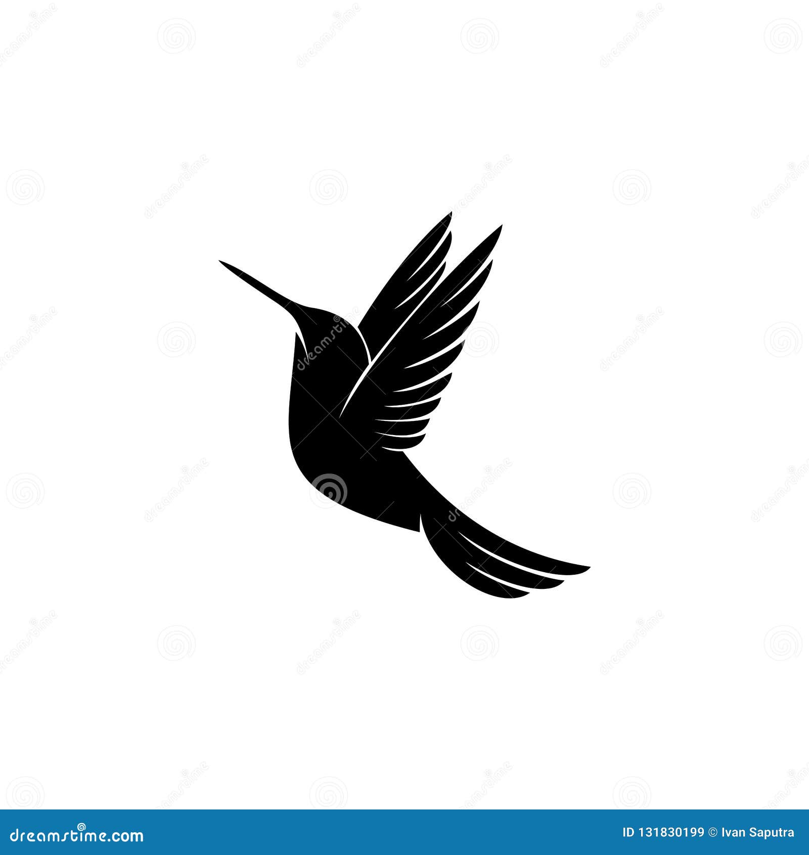 Hummingbird Logo Design Inspiration Stock Vector - Illustration of ...
