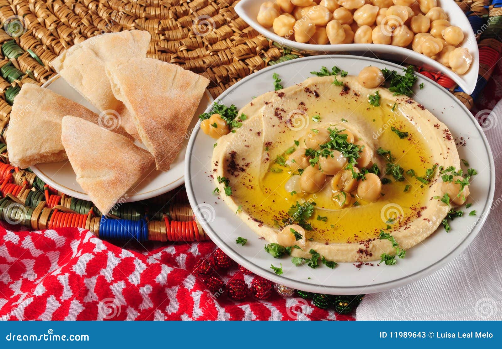 Hummus stock image. Image of mashed, egyptian, cuisine 11989643