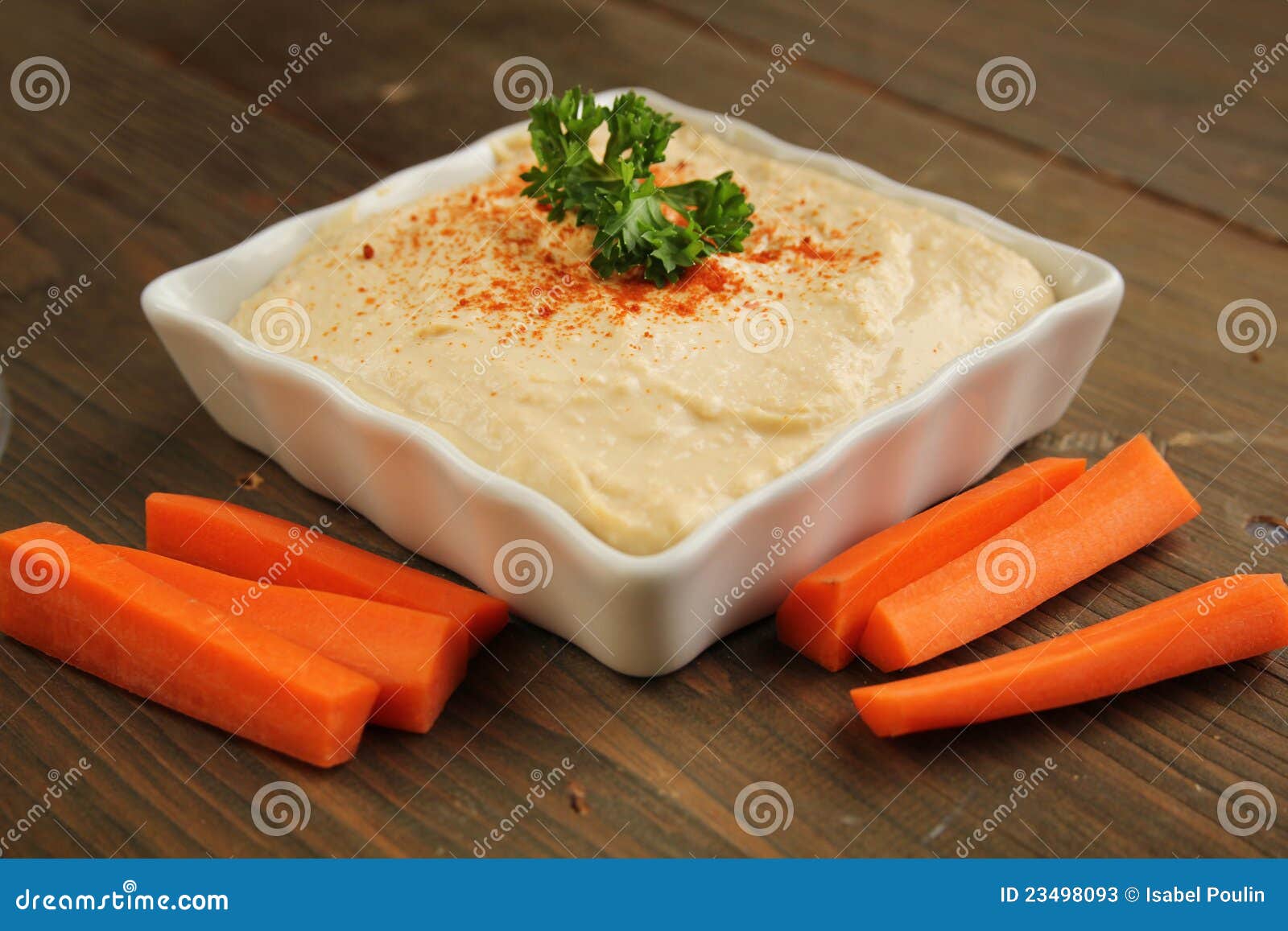 Hummus with carrots stock image. Image of middle, carrot - 23498093