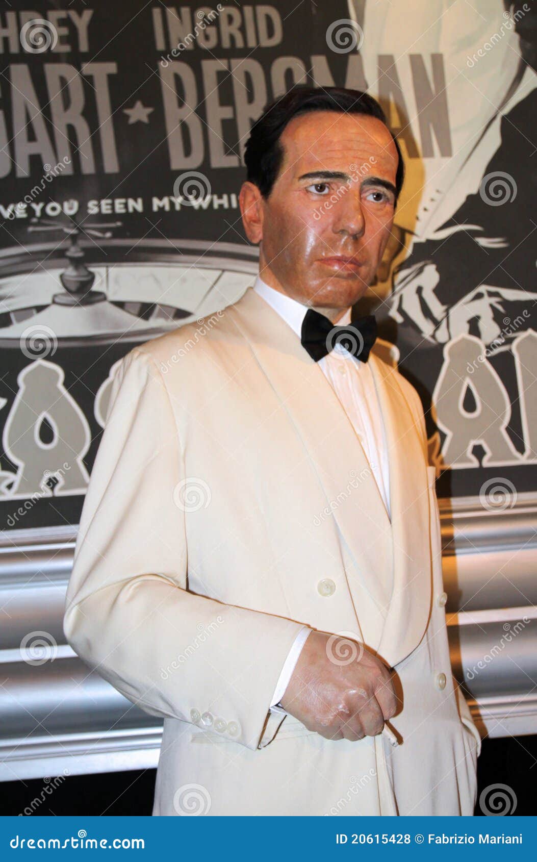 Humphrey Bogart At Madame Tussaud's Editorial Stock Photo 