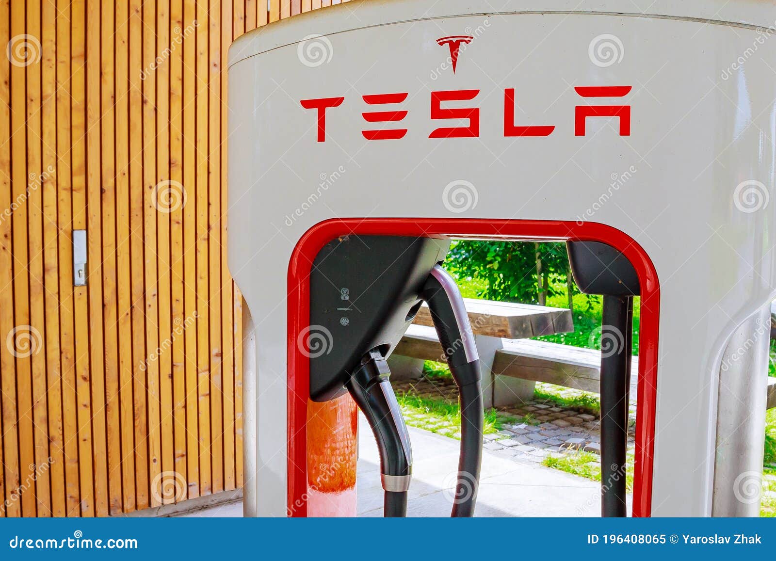 Humpolec CZECH REPUBLIC 9 July 2020 Tesla Charging Stations In humpolec-czech-republic-9-july-2020-tesla-charging-stations-in