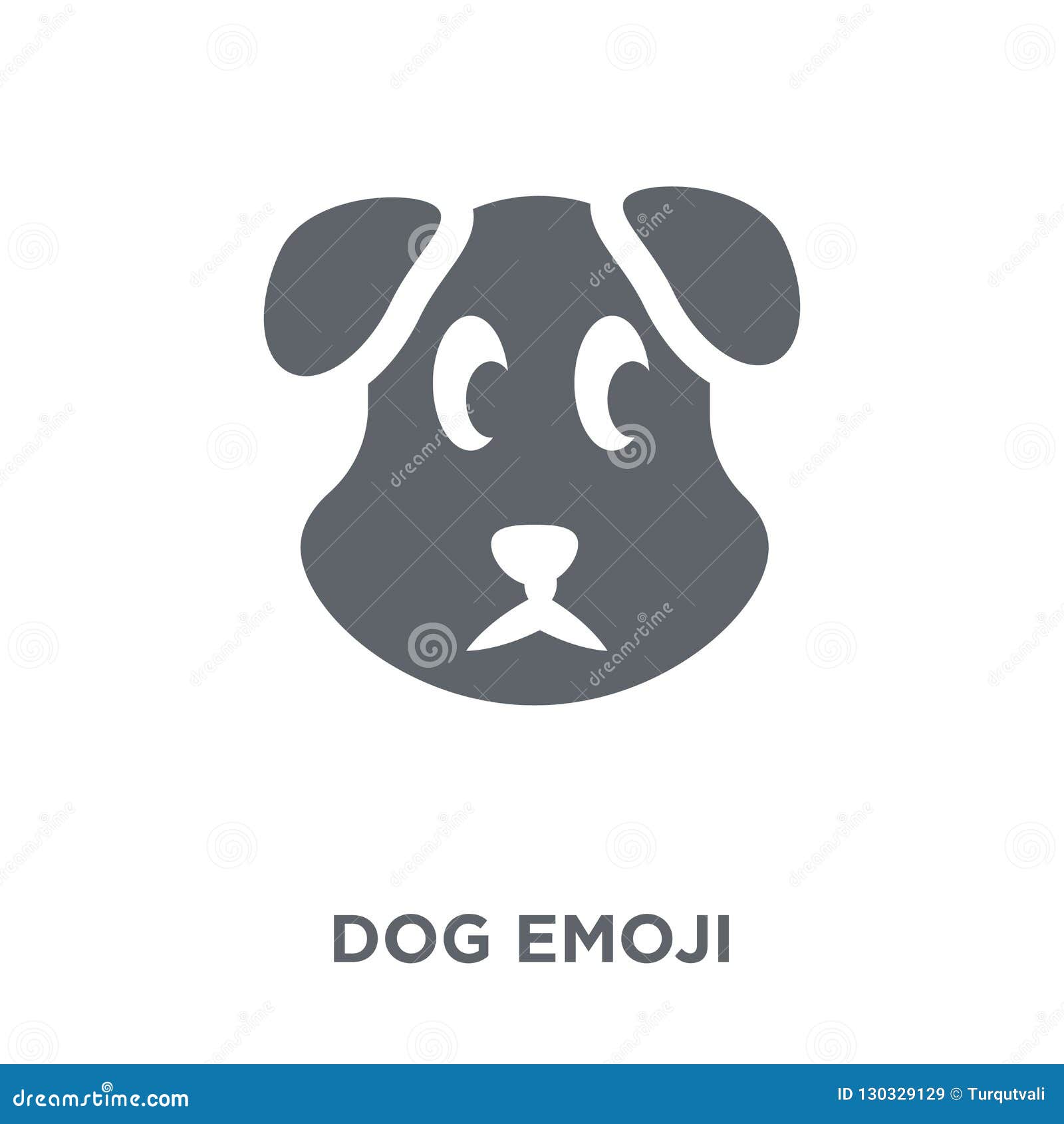 Hundemoji Ikone Von EmojiSammlung Vektor Abbildung Illustration von
