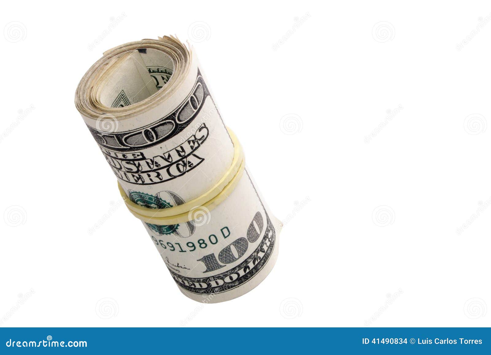 Hundred roll stock photo. Image of earnings, inheritance 41490834