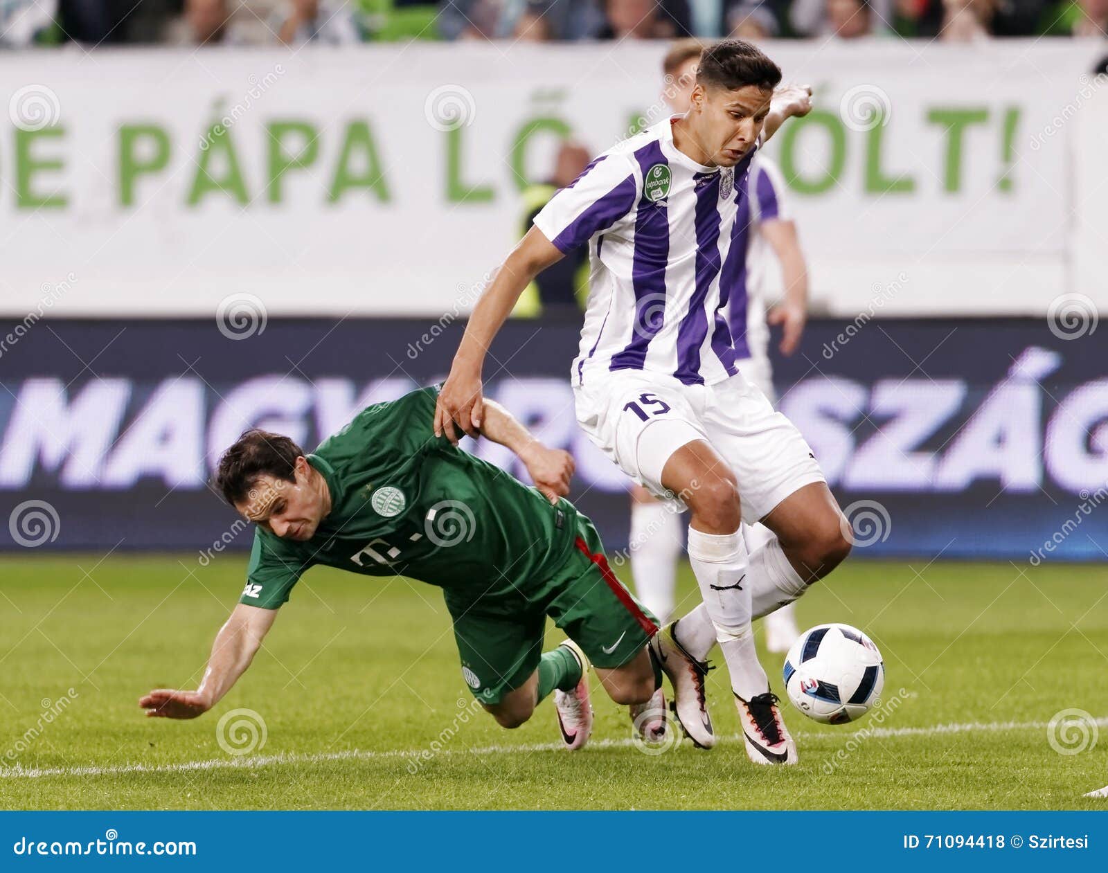 Hungarian Cup Final Football Match between Ujpest FC and