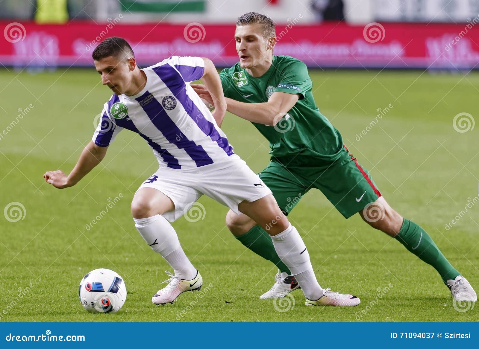 Hungarian Cup Final Football Match between Ujpest FC and