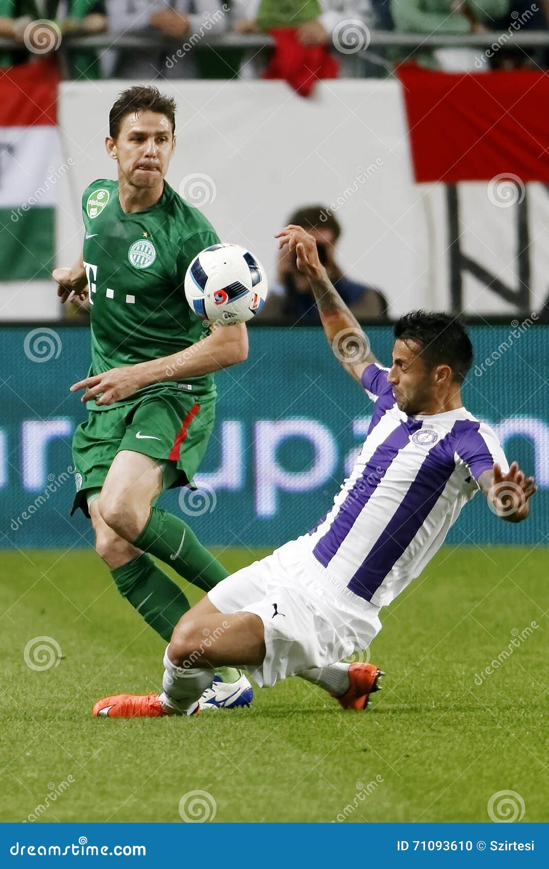 Hungarian Cup Final Football Match between Ujpest FC and