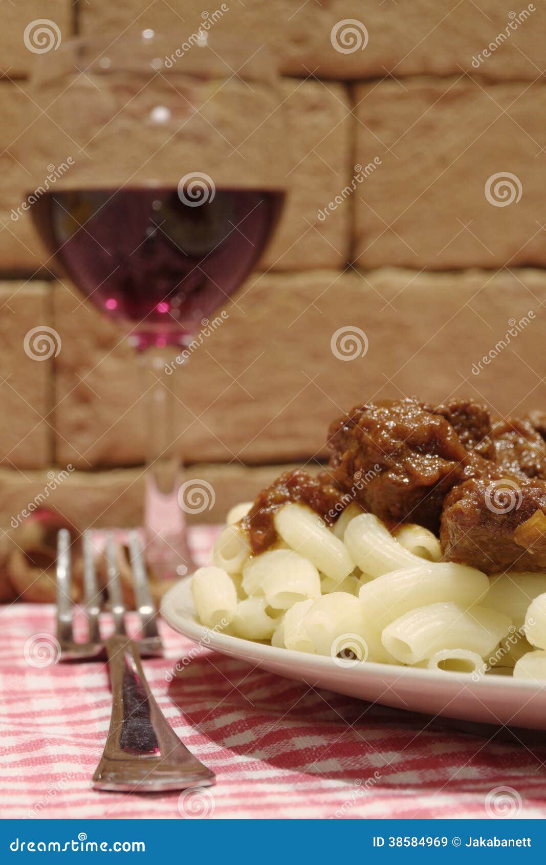 Hungarian Goulash with Red Wine Stock Image Image of boiled, food