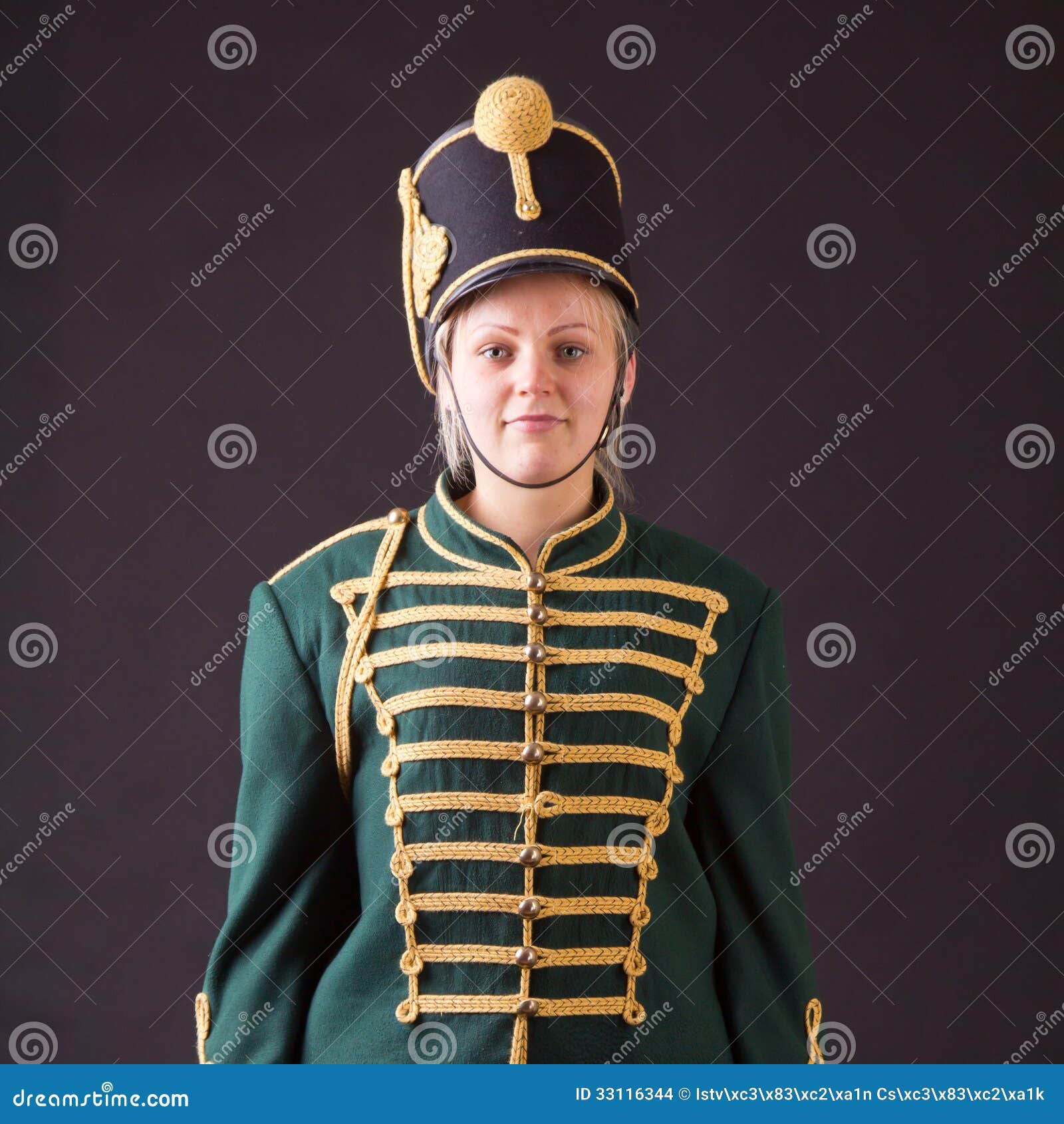 Hungarian hussar woman stock photo. Image of crowd, dark - 33116344