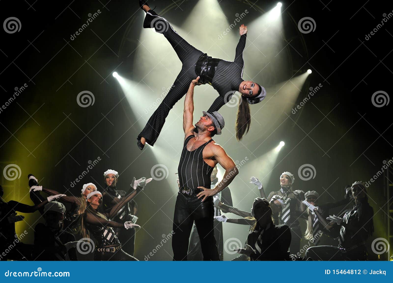 Hungarian Modern Dance Drama : Evening Banquet Editorial Photography