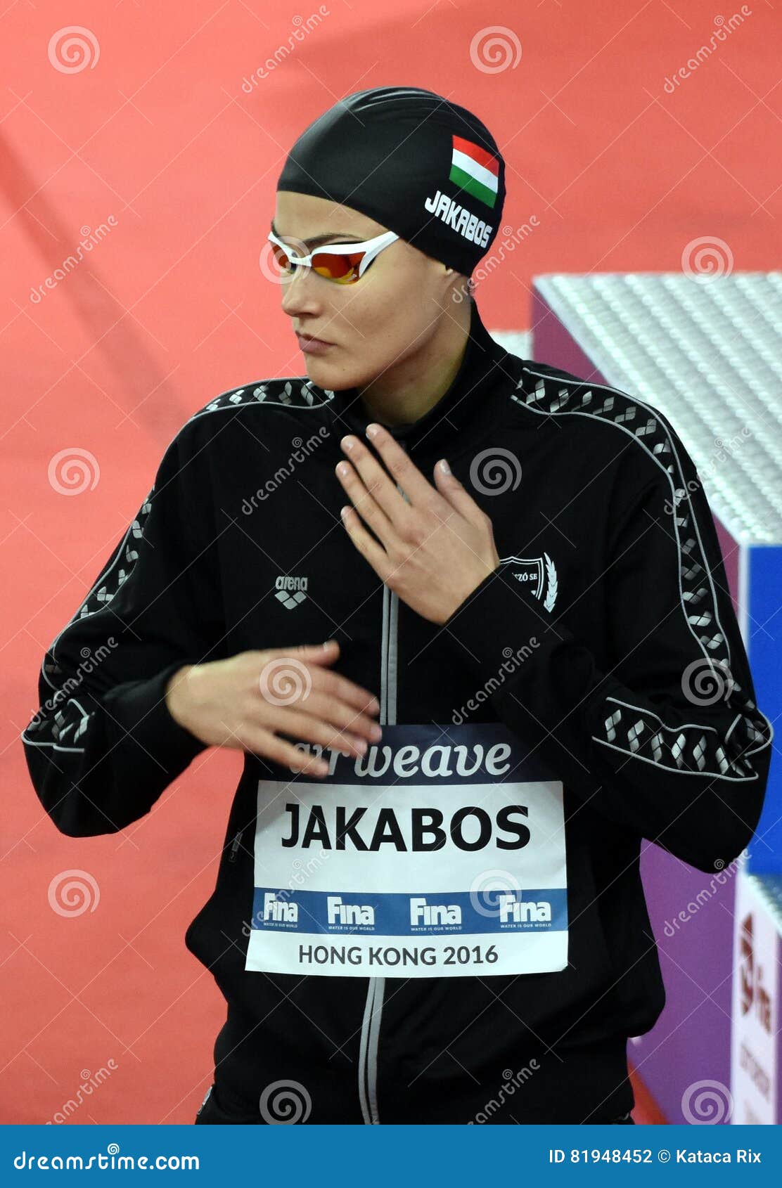 Hungarian Swimmer Zsuzsanna JAKABOS HUN Editorial Photography - Image 