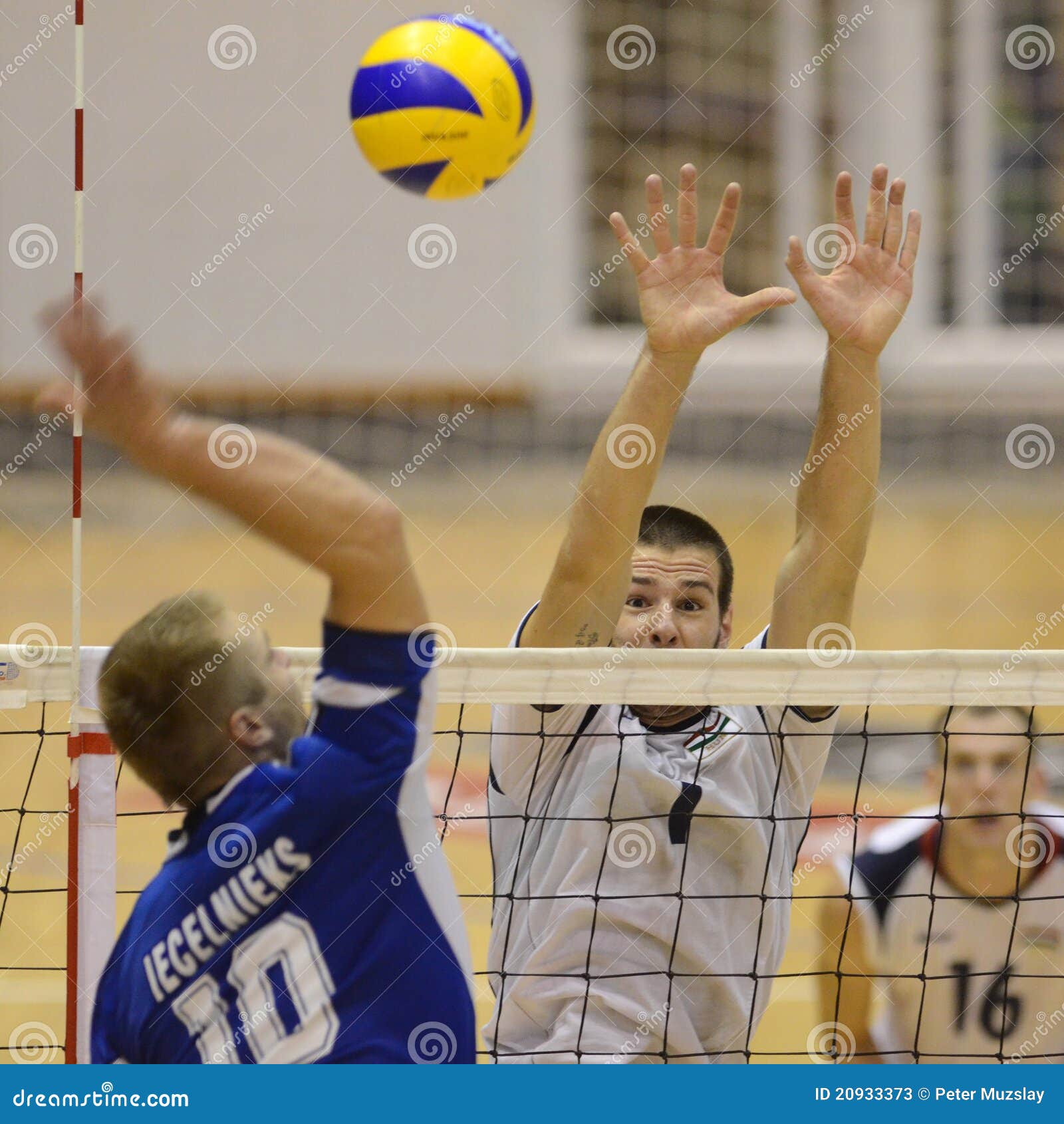 Hungary - Latvia Volleyball Game Editorial Stock Photo - Image of ...