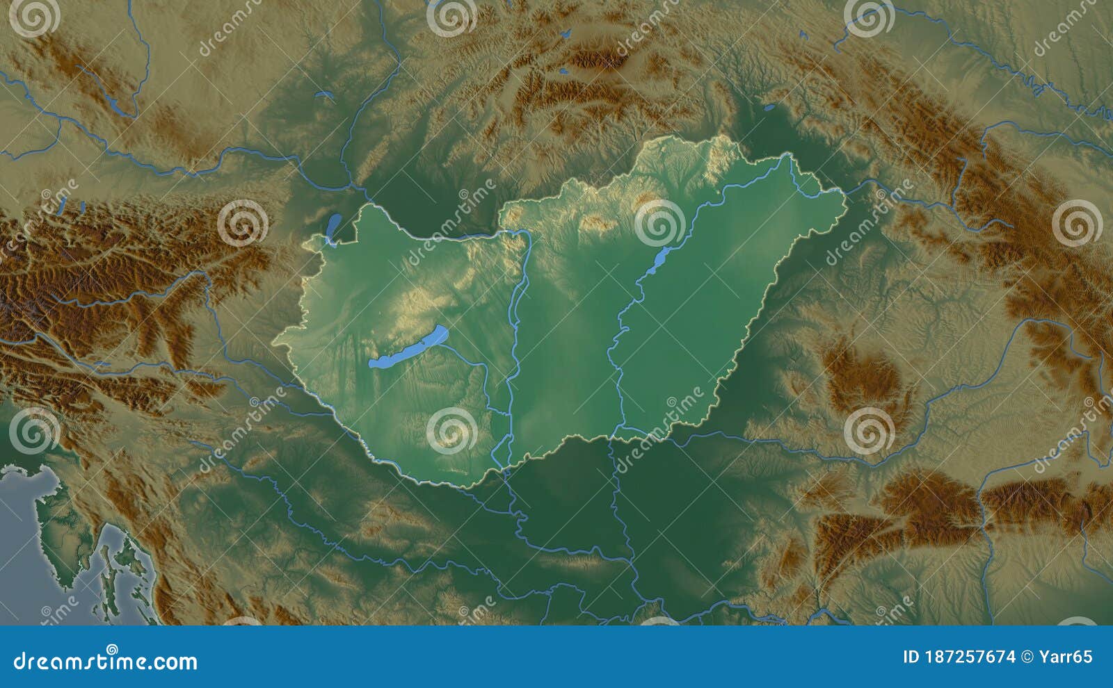 Hungary Relief. Composition Stock Illustration Illustration of