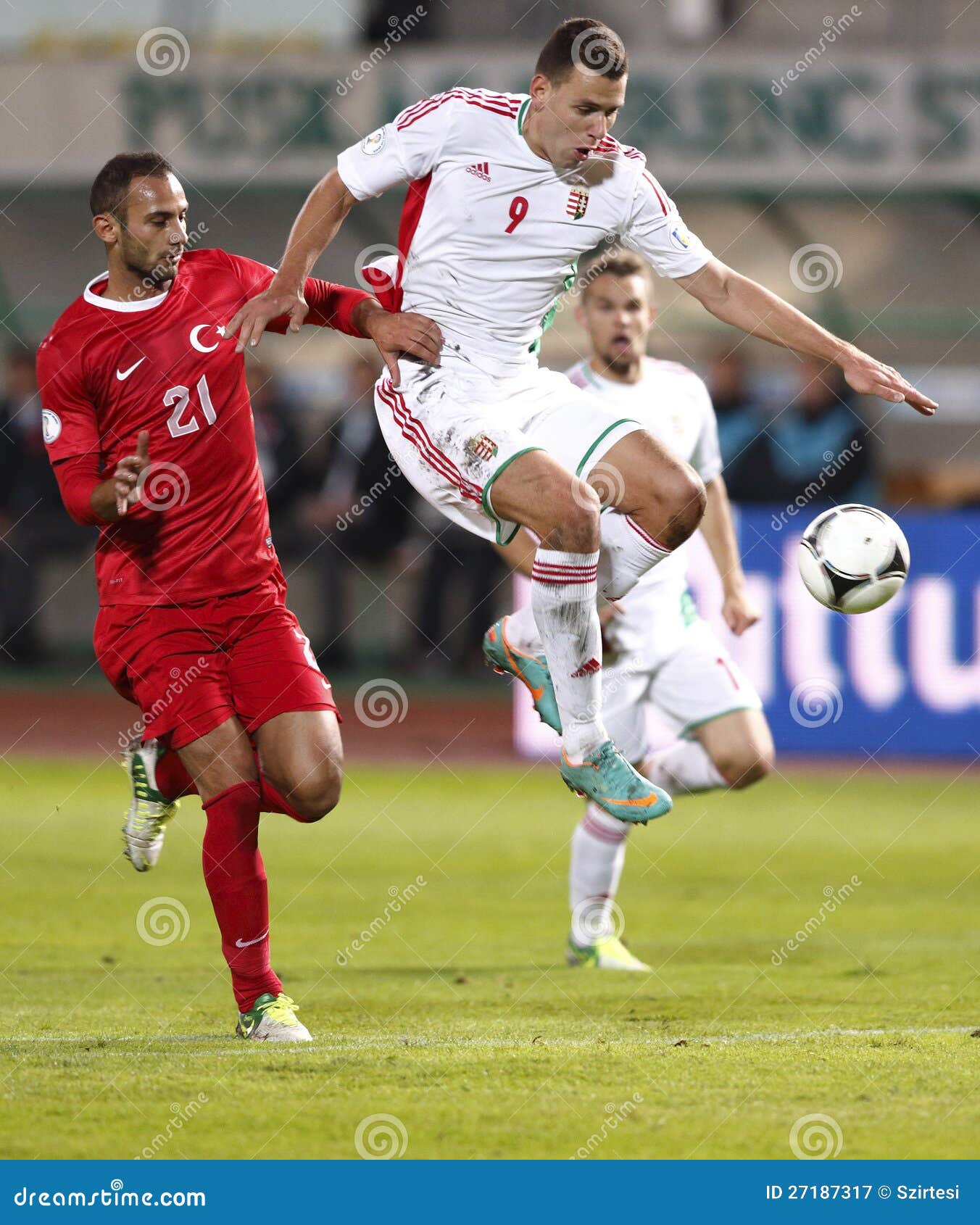 Hungary vs. Turkey 3 1 editorial photography. Image of field 27187317