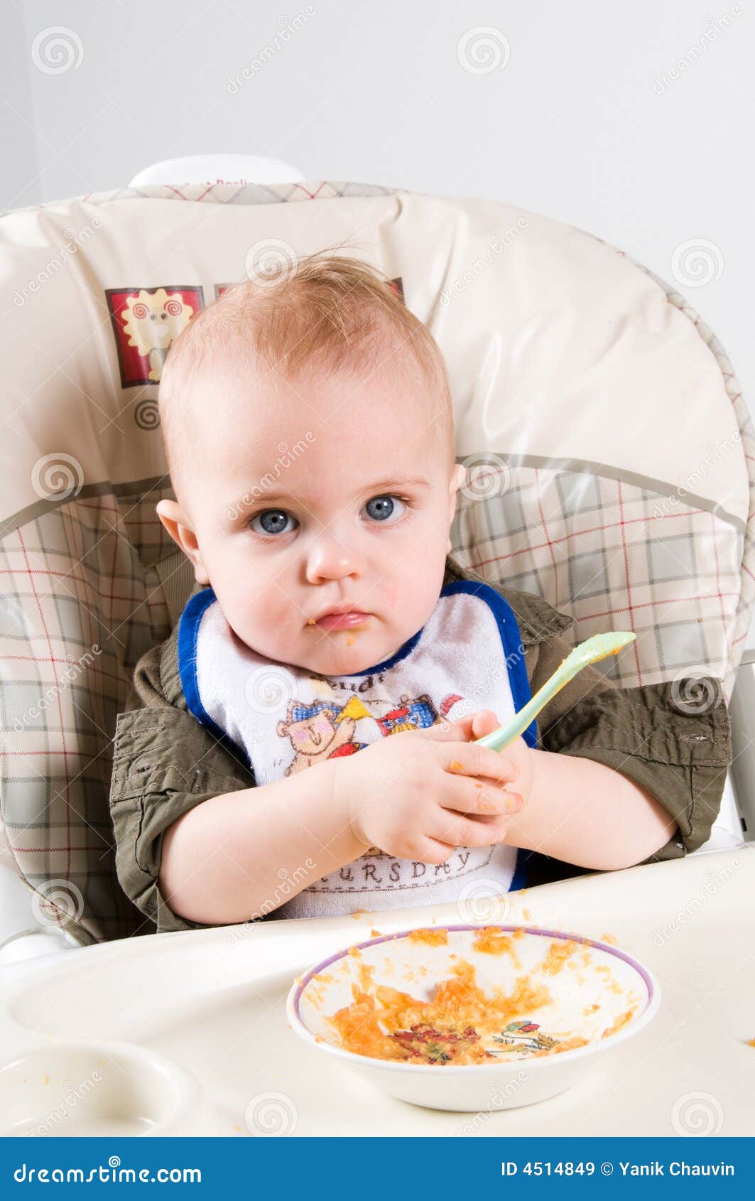 Hungry Baby stock image. Image of healthy, toddler, breakfast 4514849