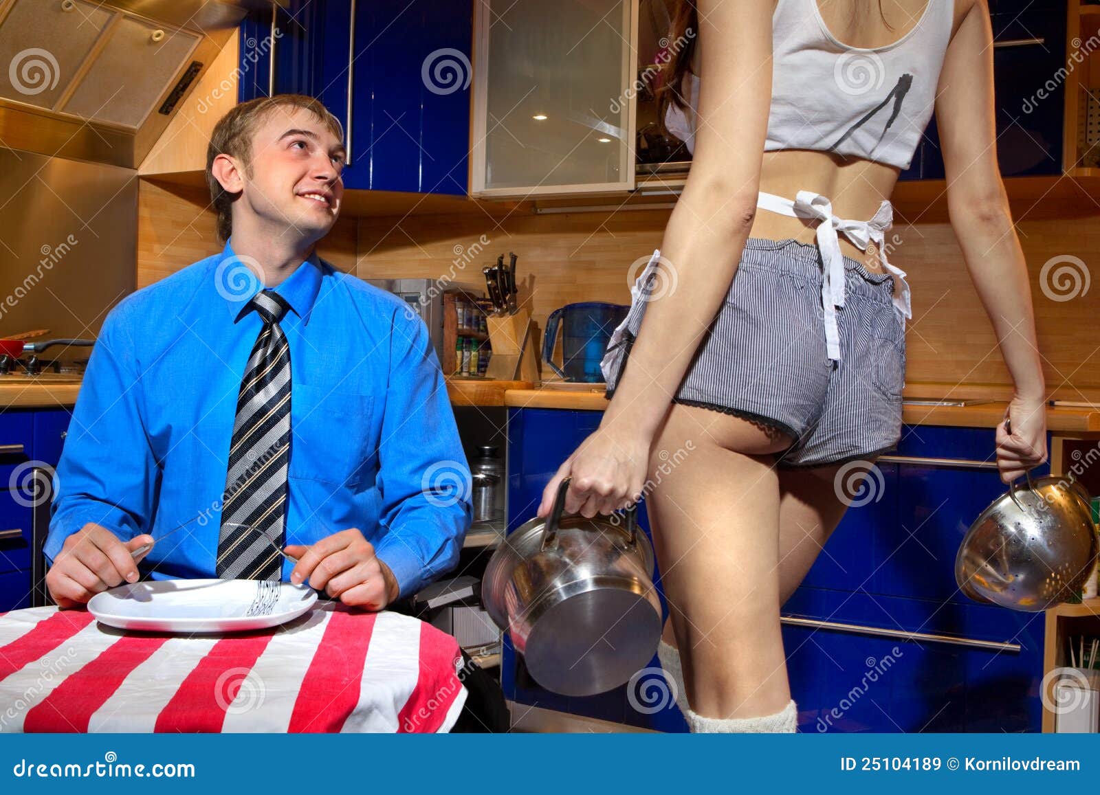 Hungry man stock image. Image of prepare, chore, people 25104189