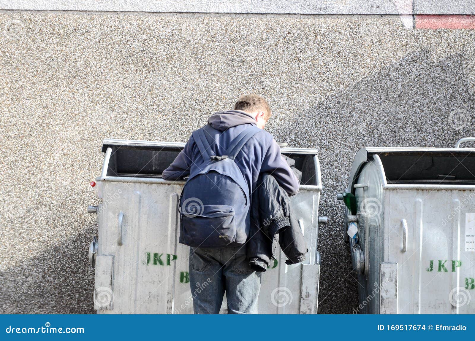 Man Having Lunch Went Shopping Louis Editorial Stock Photo - Stock Image