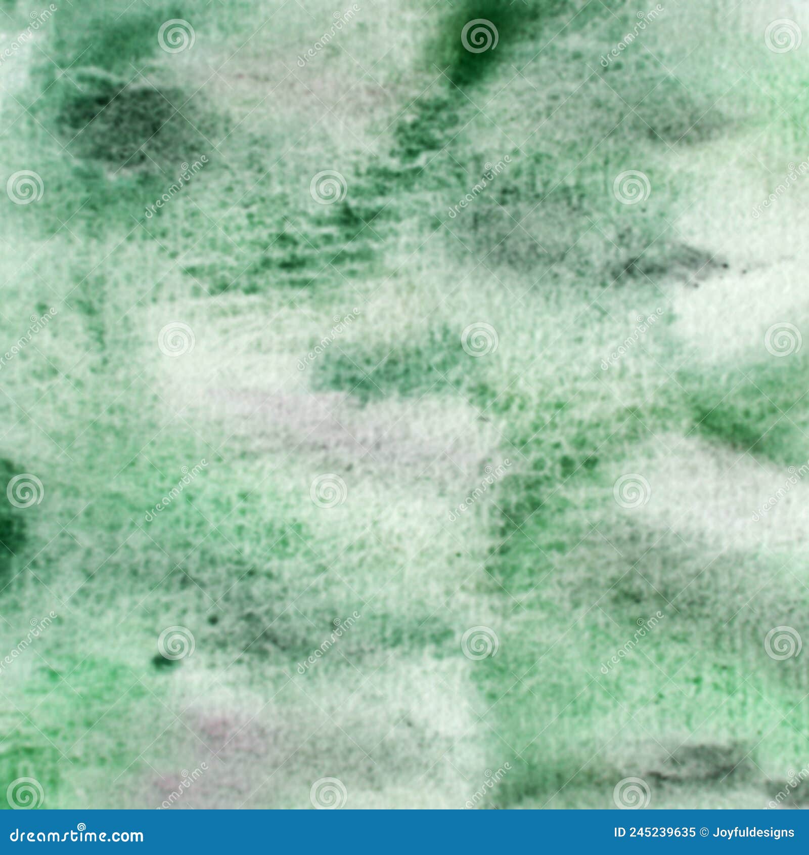 Hunter Green Watercolor Pattern Background Stock Illustration