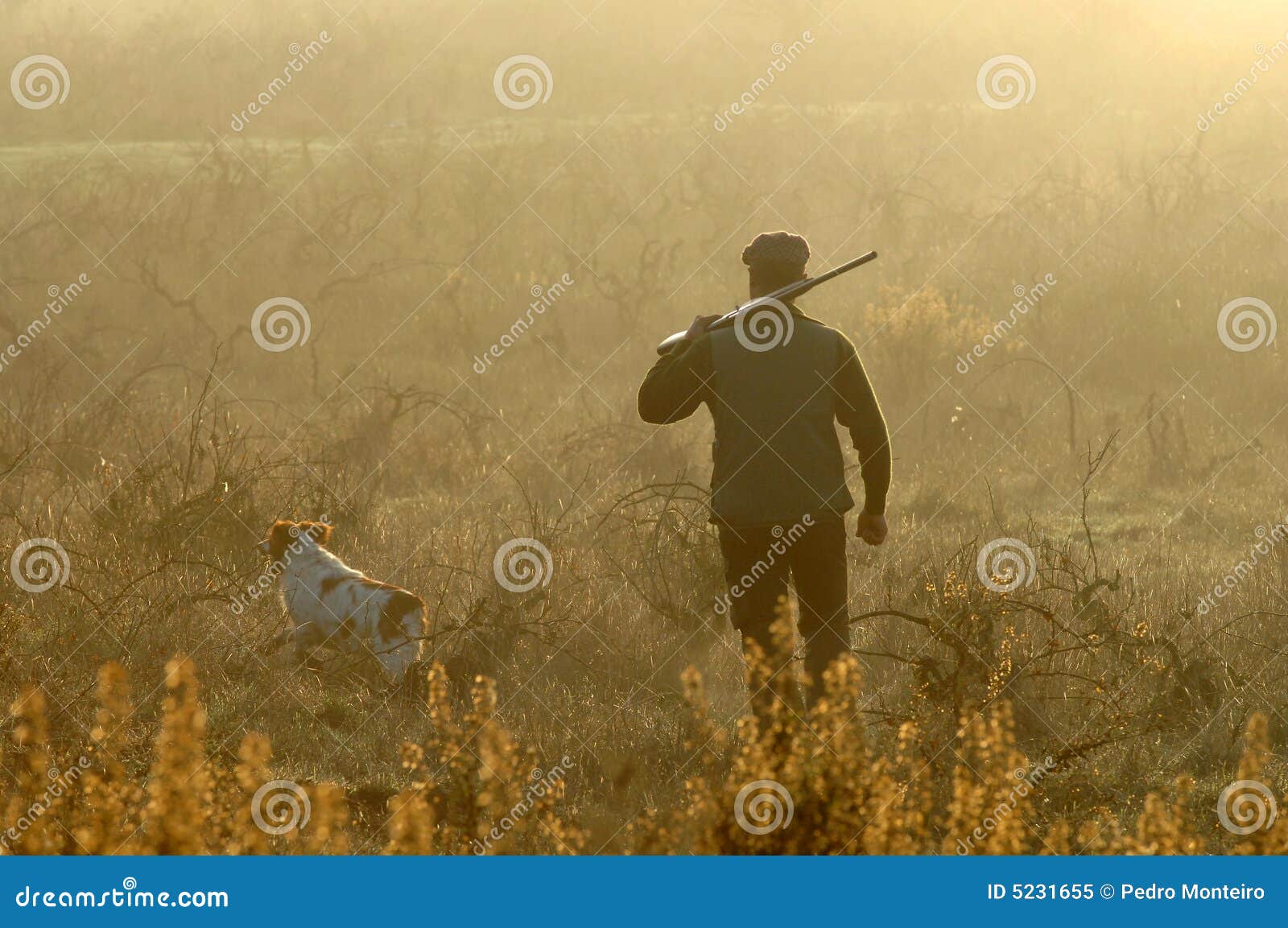 hunter and his dog