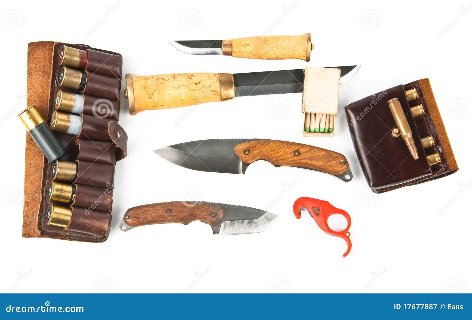 Hunter s equipment stock image. Image of belt, closeup 17677887