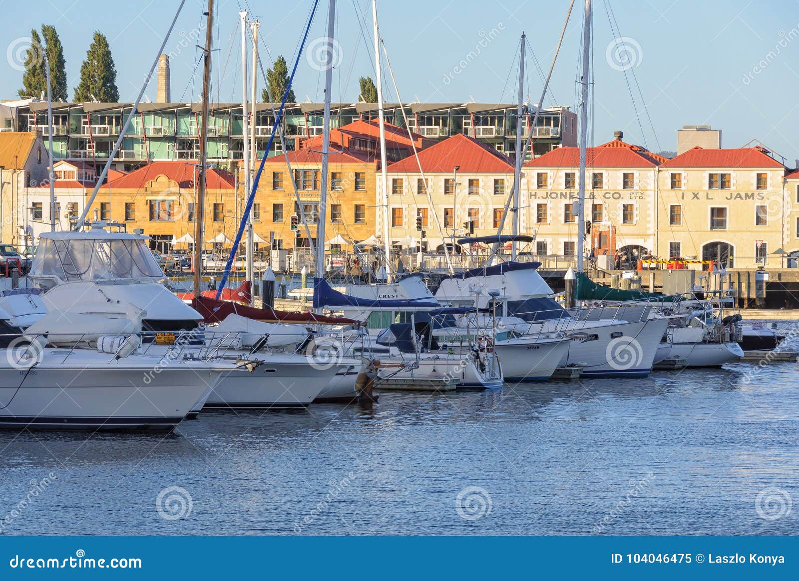 Hunter Street Hobart imagen editorial. Imagen de historia 104046475