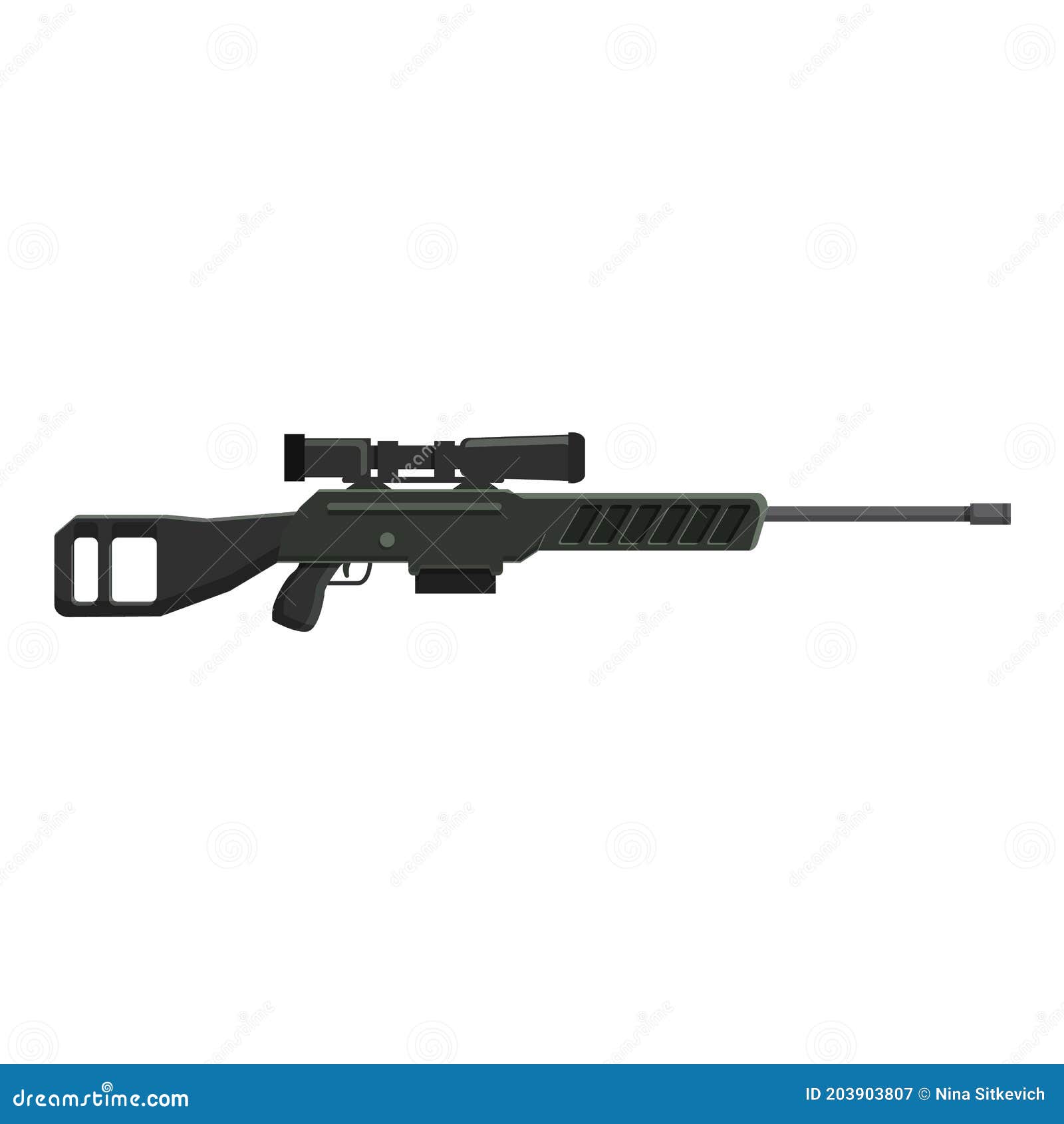 Hunting Sniper Weapon Icon, Cartoon Style Stock Vector - Illustration of fire, police: 203903807 Hunting Sniper Weapon Icon, Cartoon Style Stock Vector - Illustration of fire, police: 203903807