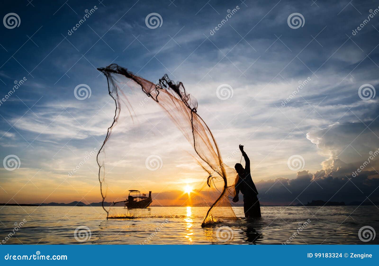 23,887 Fisherman Silhouette Sunset Stock Photos - Free & Royalty